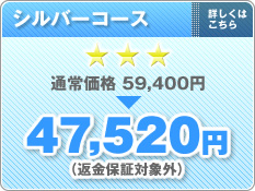 �V���o�[�R�[�X�ʏ퉿�i59,400�~��47,520�~�i�ԋ��ۏؑΏۊO�j